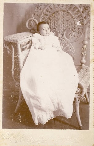 Taken at Schulz Art Gallery in Moulton, Iowa.  My guess is that this might be Lucy Lucile Shamel in 1878 or 1879.  (submitter:  Steve Larson)